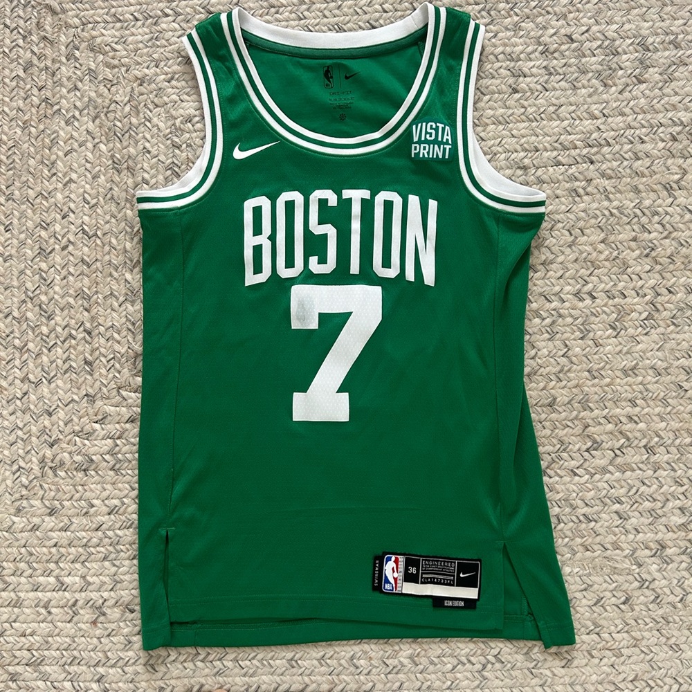 Jaylen Brown- Green NBA Jersey with Number 7